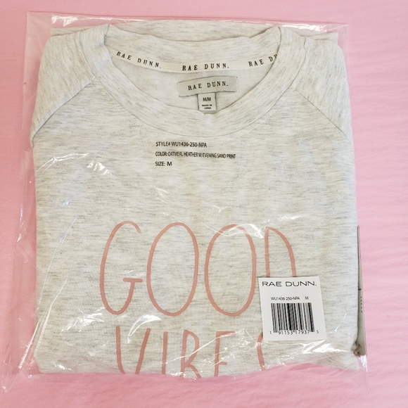 REDUCED Dunn Sweatshirt  “GOOD VIBES” Size MEDIUM - Picture 3 of 4